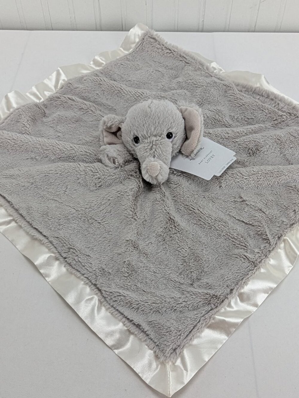Hallmark Gray Baby Elephant Lovey Security Blanket Unisex Gift New Tags 2023